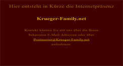Desktop Screenshot of krueger-family.net